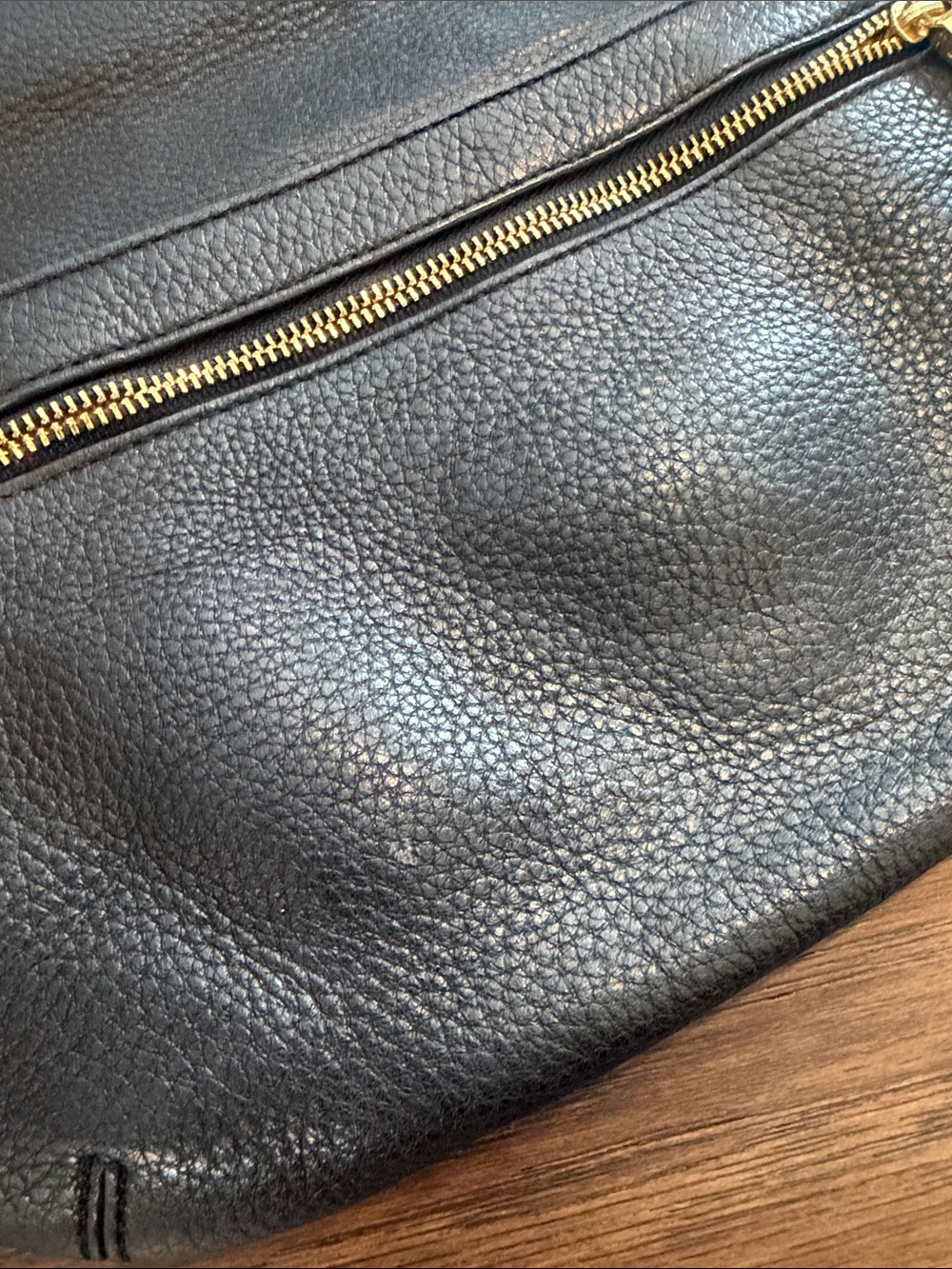 Tory Burch Black Leather Crossbody with Gold-Tone Logo and Chain - C39-182 - Picture 6 of 14